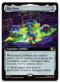 The Ooze (Extended Art) #277 (NM) Teenage Mutant Ninja Turtles TMT Magic MTG - Image 1