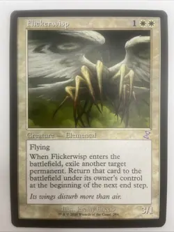 MTG Time Spiral Remastered FLICKERWISP 294 Special Magic The Gathering-NM - Image 1