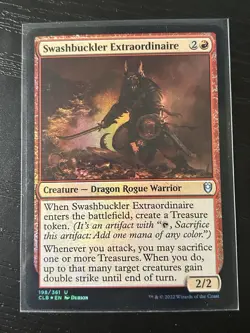 MTG Swashbuckler Extraordinaire Commander Legends: Battle for Baldur's Gate Foil - Image 1