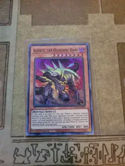 YUGIOH ALEIRTT THE OGDOADIC DARK ANGU-EN006 SUPER 1ST ED NM - Image 1