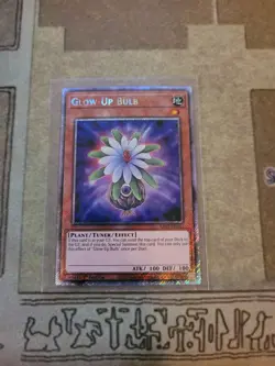 YUGIOH GLOW-UP BULB RA03-EN245 PLATINUM RARE 1ST ED NM - Image 1