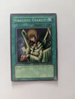 Yugioh! Graceful Charity SDP-040 Super Rare Unlimited LP - Image 1