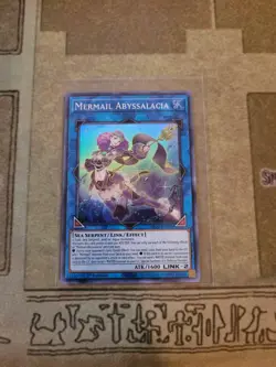 YUGIOH MERMAIL ABYSSALACIA MP20-EN095 SUPER 1ST ED NM - Image 1