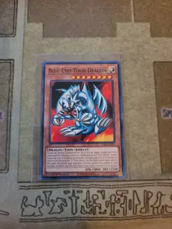 YUGIOH BLUE-EYES TOON DRAGON LDS1-EN056 COMMON 1ST ED NM - Image 1