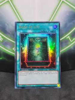 Yugioh Spell Card Book of Life SBSC-EN013 Ultra Rare 1st Edition NM - Image 1