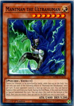 Yugioh - Mantman the Ultrahuman - MP25-EN430 - Common - NM/M - Image 1