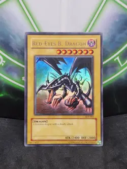 Yugioh Red-Eyes B. Dragon SDJ-001 Ultra Rare NM - Image 1