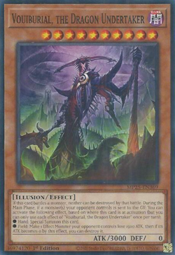 Yugioh - Vouiburial, the Dragon Undertaker - MP25-EN369 - Common - NM/M - Image 1