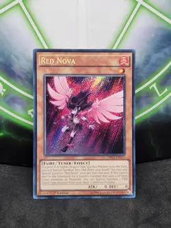 Yugioh Red Nova DRL3-EN017 Secret Rare 1st Edition NM - Image 1