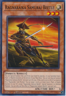 Yugioh - Ragnaraika Samurai Beetle - MP25-EN343 - Common - NM/M - Image 1