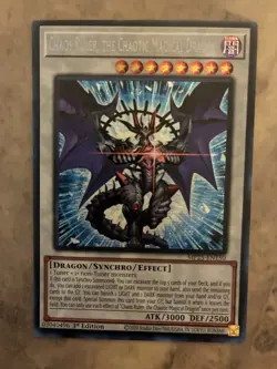 Yugioh! TCG- Chaos Ruler, the Chaotic Magical Dragon- Prismatic Secret Rare MP25 - Image 1