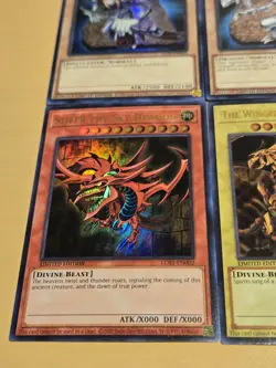 Yugioh 2023 Legendary Collection All 6 Cards Near Mint Set, God Cards, Blue Eyes - Image 2