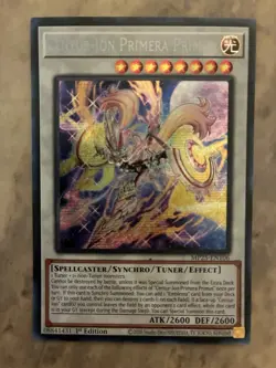 Yugioh! TCG - Centur-Ion Primera Primus - Prismatic Secret Rare - MP25-EN106 - Image 1