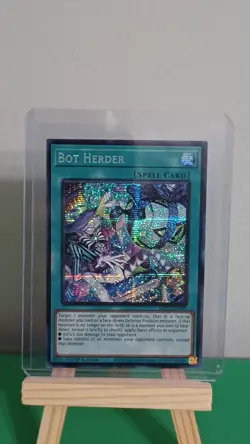 2025 Yugioh Bot Herder Spell Card MP25-EN149 Prismatic Secret Rare 1st Edition - Image 5
