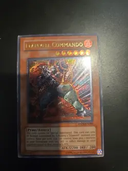 Yugioh! LP Flamvell Commando - ANPR-EN086 - Ultimate Rare - Unlimited Edition Li - Image 1
