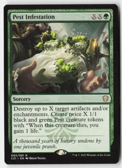 Pest Infestation #65 (NM) Commander 2021 C21 Magic MTG - Image 1
