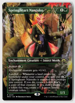Springheart Nantuko (Borderless) #341 (NM) Modern Horizons 3 MH3 Magic MTG - Image 1