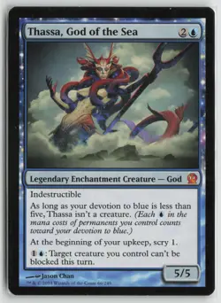 Thassa, God of the Sea Lightly Played Theros Magic: The Gathering - Image 1