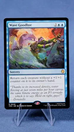 Wave Goodbye 46 NM Teenage Mutant Ninja Turtles Eternal MTG - Image 1