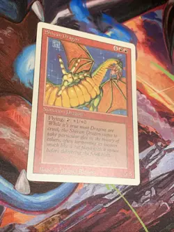 1994 Magic: The Gathering - Revised(3rd) - SHIVAN DRAGON - Vintage Rare - Played - Image 3