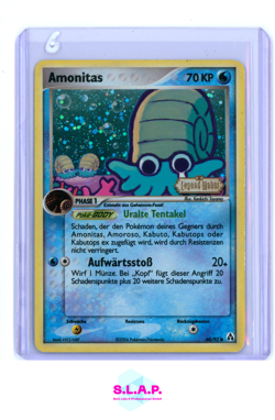 AMONITAS POKEMON 60 2006 EX LEGEND MARKER REVERSE HOLO DEUTSCH - Image 1
