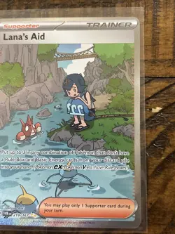Pokemon Lana's Aid SV06: Twilight Masquerade SIR Holo 219/167 NM - Image 3