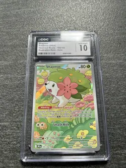 Pokemon Destined Rivals Shaymin - 185/182 Graded CGC GEM MINT 10 - Image 1