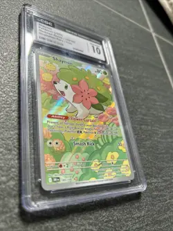Pokemon Destined Rivals Shaymin - 185/182 Graded CGC GEM MINT 10 - Image 2
