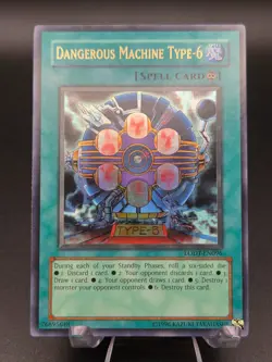 Dangerous Machine Type-6 LODT-EN096 YuGiOh Light of Destruction Ultra Rare 2008 - Image 1