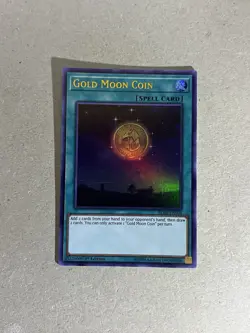Yu-Gi-Oh! Gold Moon Coin BLHR-EN003 Ultra Rare 1st Edition - Image 1