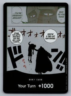 FOIL DON!! Card (Black & White) (Special DON!! Card) OP04- One Piece - Image 1