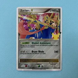 Pokemon TCG Zacian Lv. X Black Star Promo Card SWSH135 - Image 1