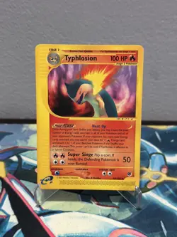 Typhlosion 65/165 Non Holo Rare Pokemon Card Expedition - NM/LP - Image 1