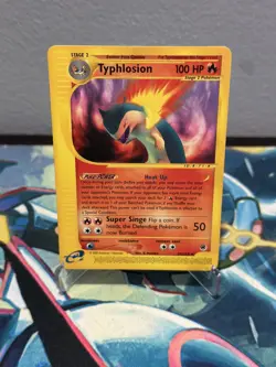 Typhlosion 65/165 Non Holo Rare Pokemon Card Expedition - NM/LP - Image 2