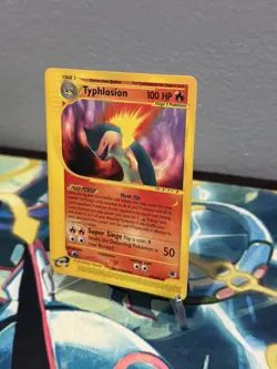 Typhlosion 65/165 Non Holo Rare Pokemon Card Expedition - NM/LP - Image 4