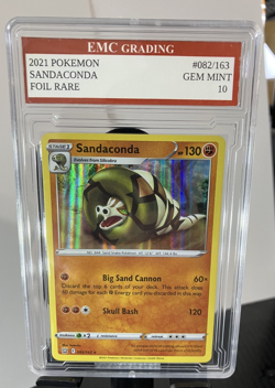SANDACONDA 2021 HOLO FOIL #082/163 Pokemon Card GRADED 10 TCG - Image 1