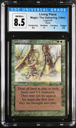 Living Plane MTG Legends English CGC Graded Magic Card VINTAGE RARE bgs psa - Image 1