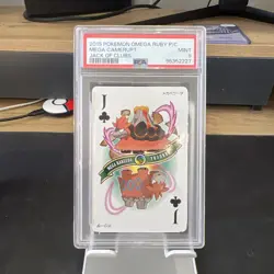 Pokemon Omega Ruby Playing Cards Mega Camerupt PSA 9 - Image 1