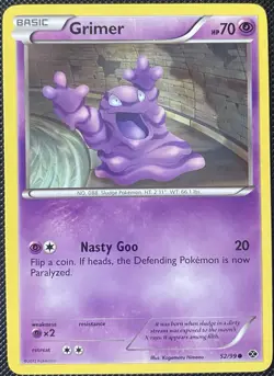 Grimer 52/99 Next Destinies Regular - Pokemon Card - Image 1