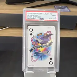 Pokemon Omega Ruby Playing Cards Mega Latios PSA 9 - Image 1