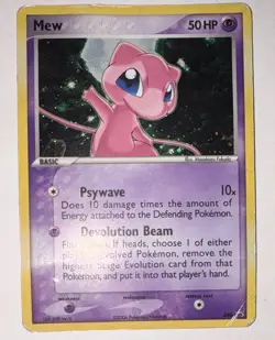 Mew 040 Trainer's Challenge Set Nintendo Holo Rare 50 HP Pokemon Card English - Image 1