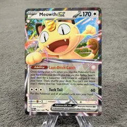 Pokemon Meowth EX 062/088 Holo Card HP170 Last-Ditch Catch TCG Perfect Order - Image 1