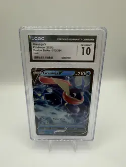Pokemon TCG Greninja v Fusion Holo Ultra Rare Card 073/264 - Image 1