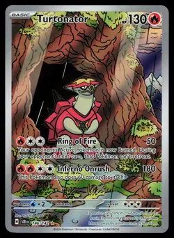 Turtonator 146/142 Stellar Crown Illustration Rare Holo Pokemon Card - Image 1
