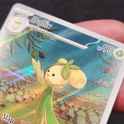 Dolliv 200/198 Scarlet & Violet Base Set Illustration Rare Holo Pokemon Card - Image 4