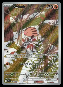 Swinub 165/159 SV09: Journey Together Holo Pokemon Card - Image 1