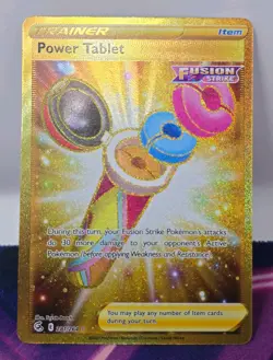 Power Tablet 281/264 Fusion Strike NM Gold Secret Rare Pokemon Card - Image 1