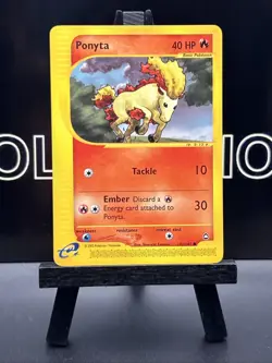 Ponyta 102/147 EX Aquapolis E Series 2002 Pokemon Card - Image 2