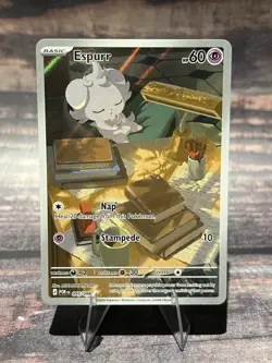 Espurr 095/088 Illustration Rare ME03: Perfect Order Pokemon Card - Image 1
