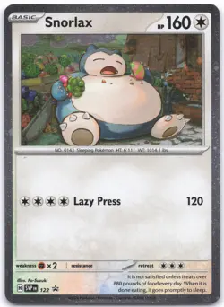 SV: Scarlet & Violet Promo Cards #122 Snorlax - Image 1
